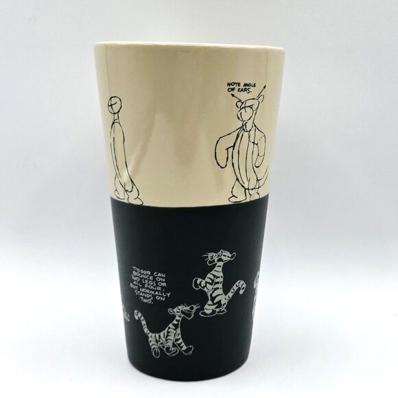 Disney World Tigger Tall Latte Coffee Cup Mug How to Draw Sketch Animation 6" - Picture 2 of 9